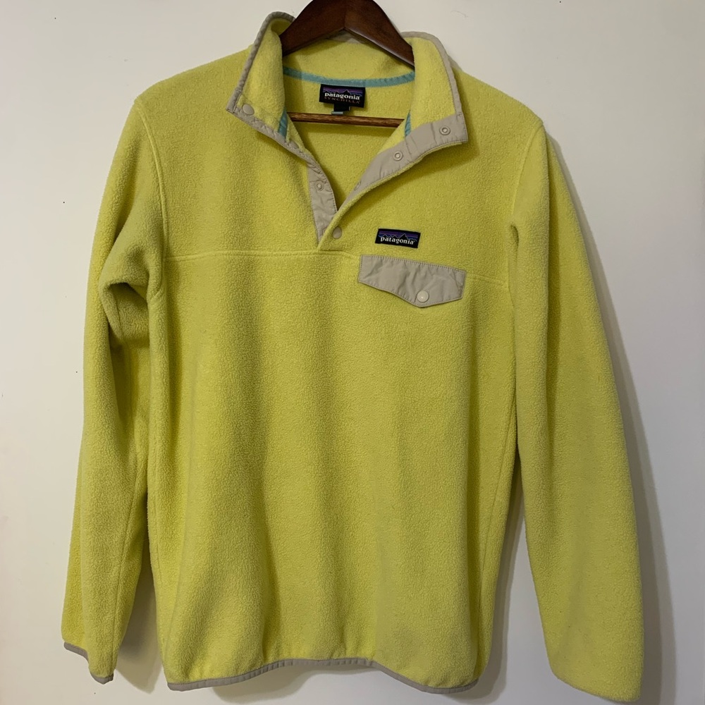 Patagonia - Women’s Synchilla - Medium - Yellow - Used